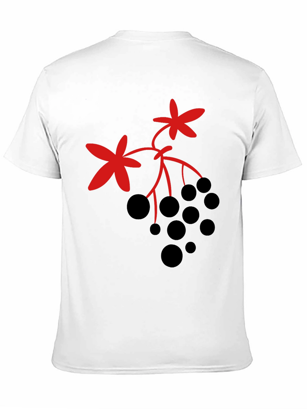 Berry Design Black T-Shirt