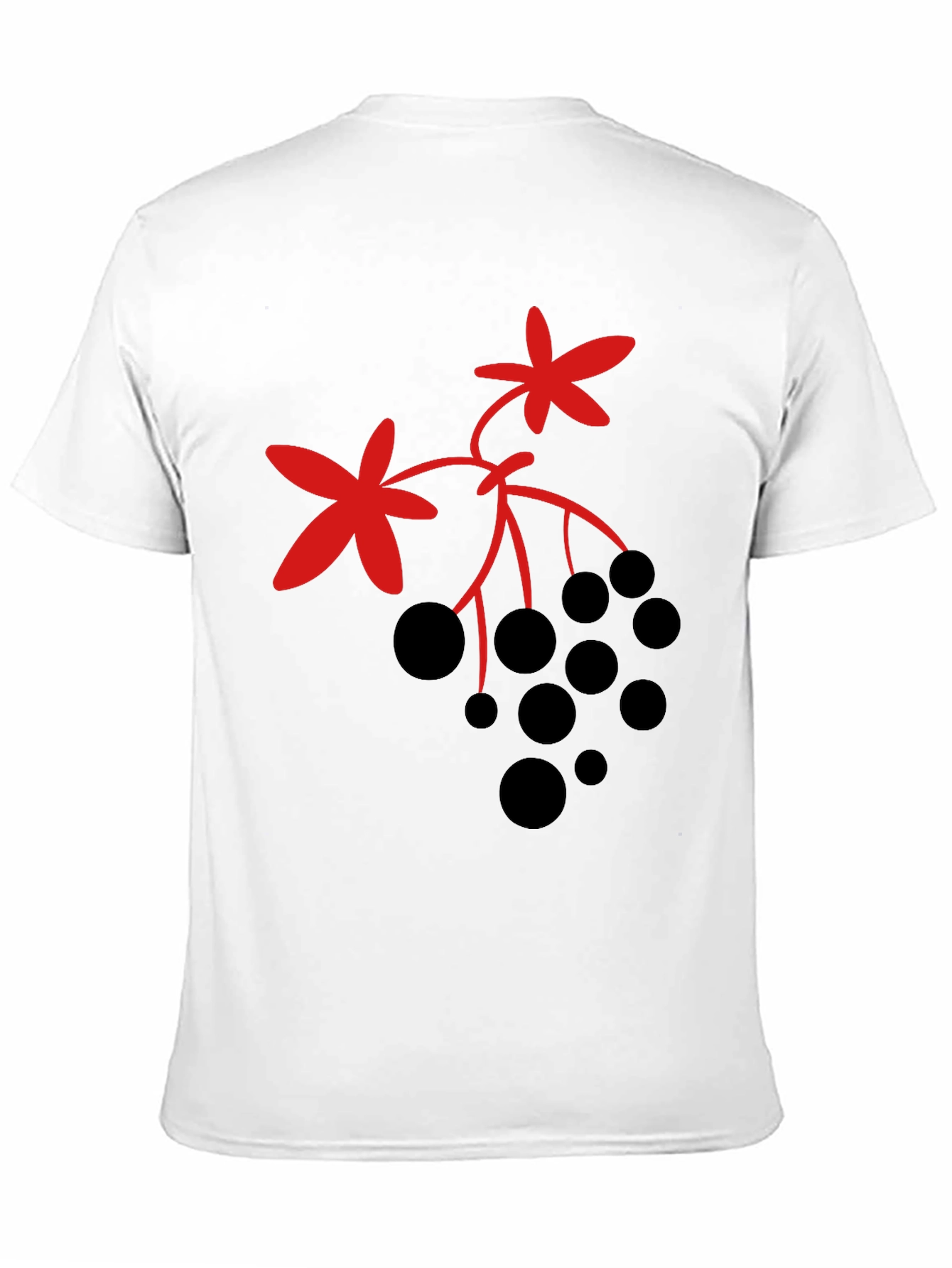 Berry Design Black T-Shirt