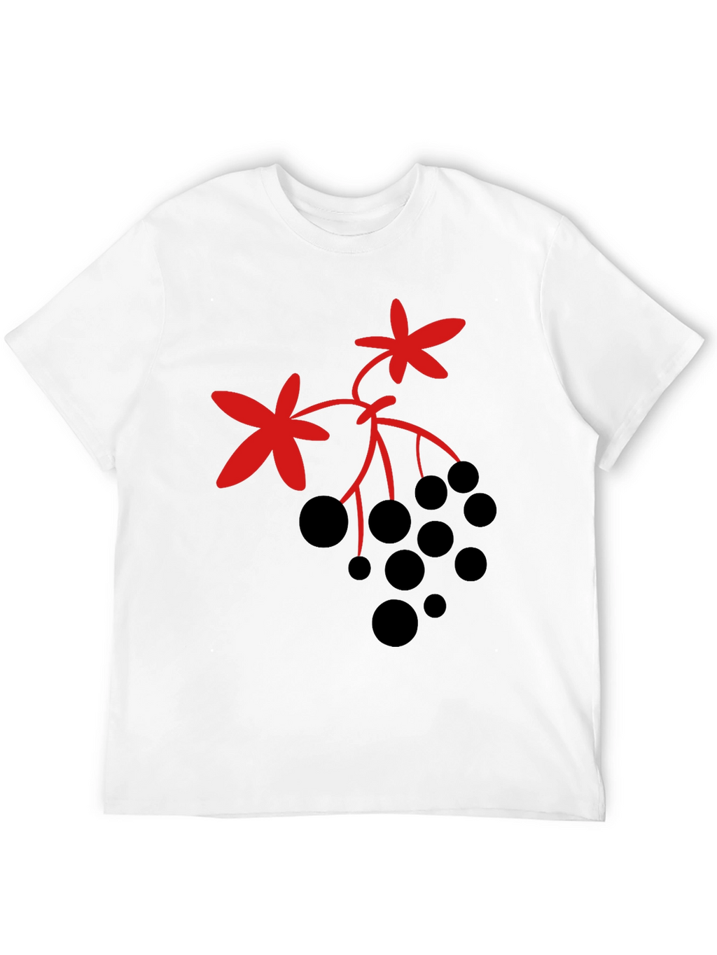Berry Design Black T-Shirt