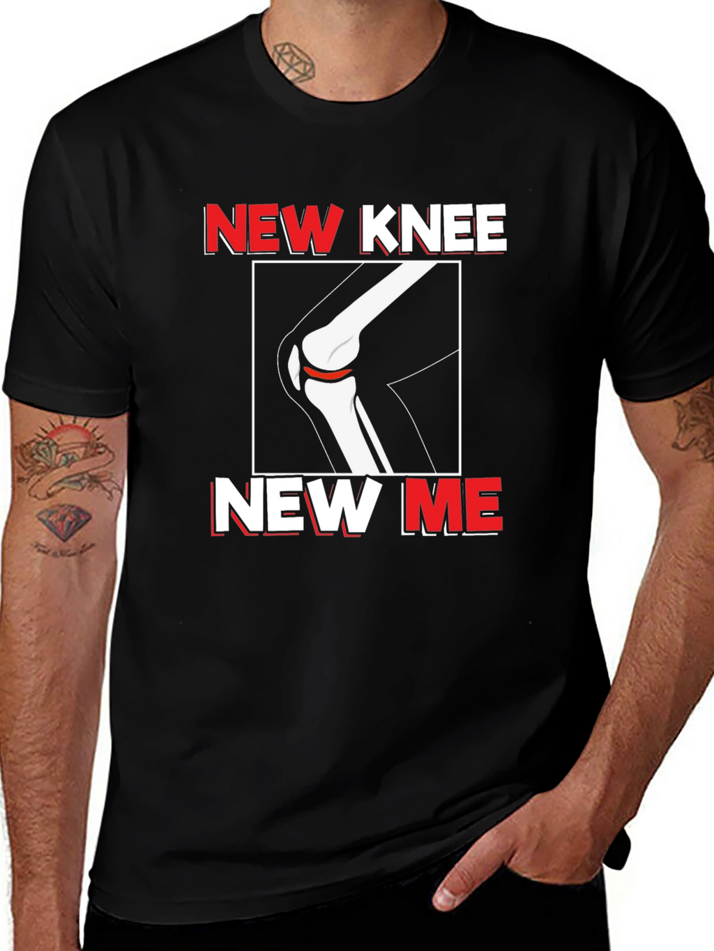 New Knee New Me Graphic T-Shirt