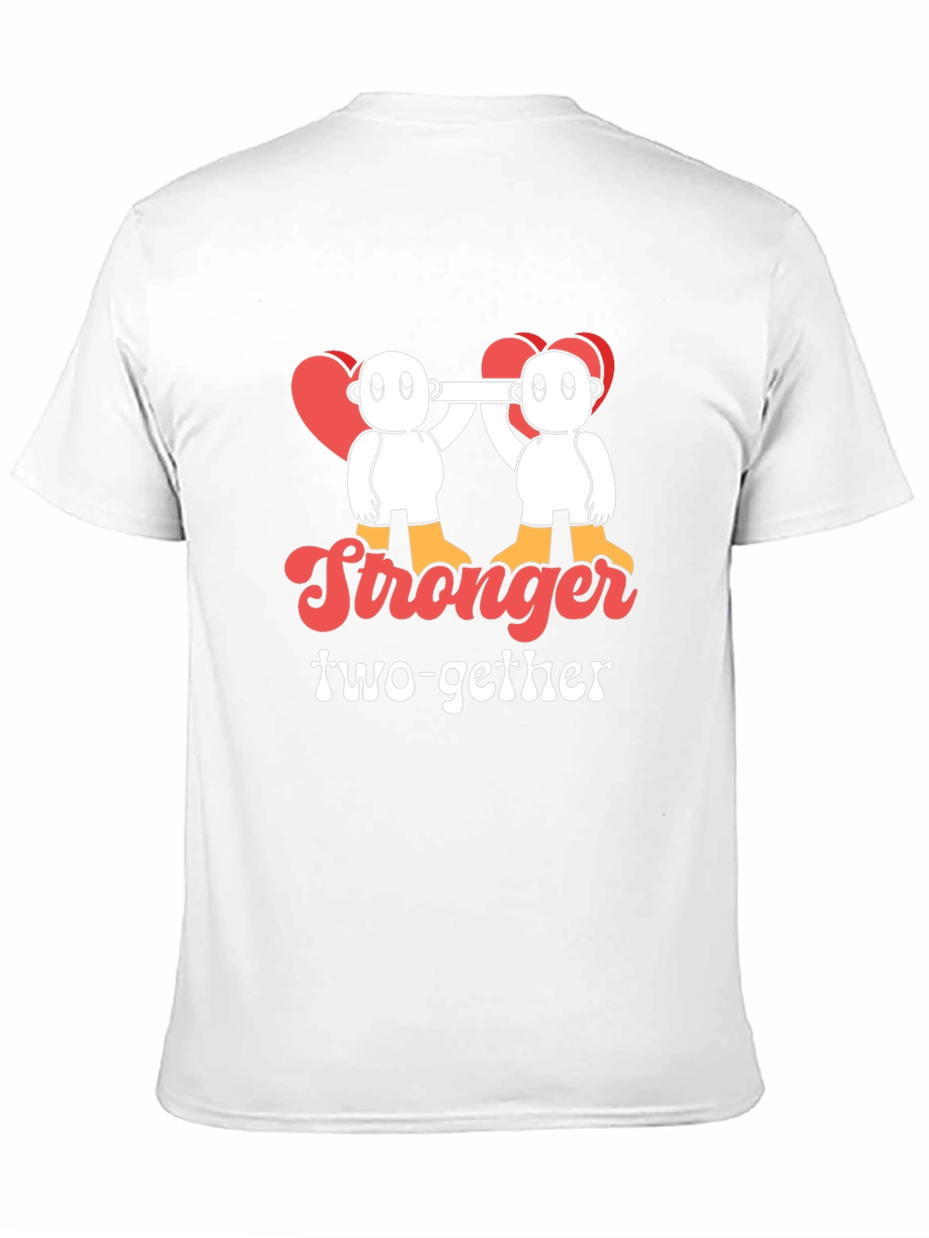 Stronger Together Graphic Tee - Black Cotton Blend