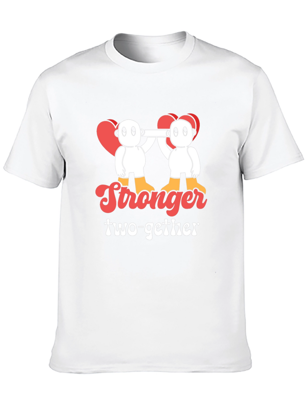 Stronger Together Graphic Tee - Black Cotton Blend