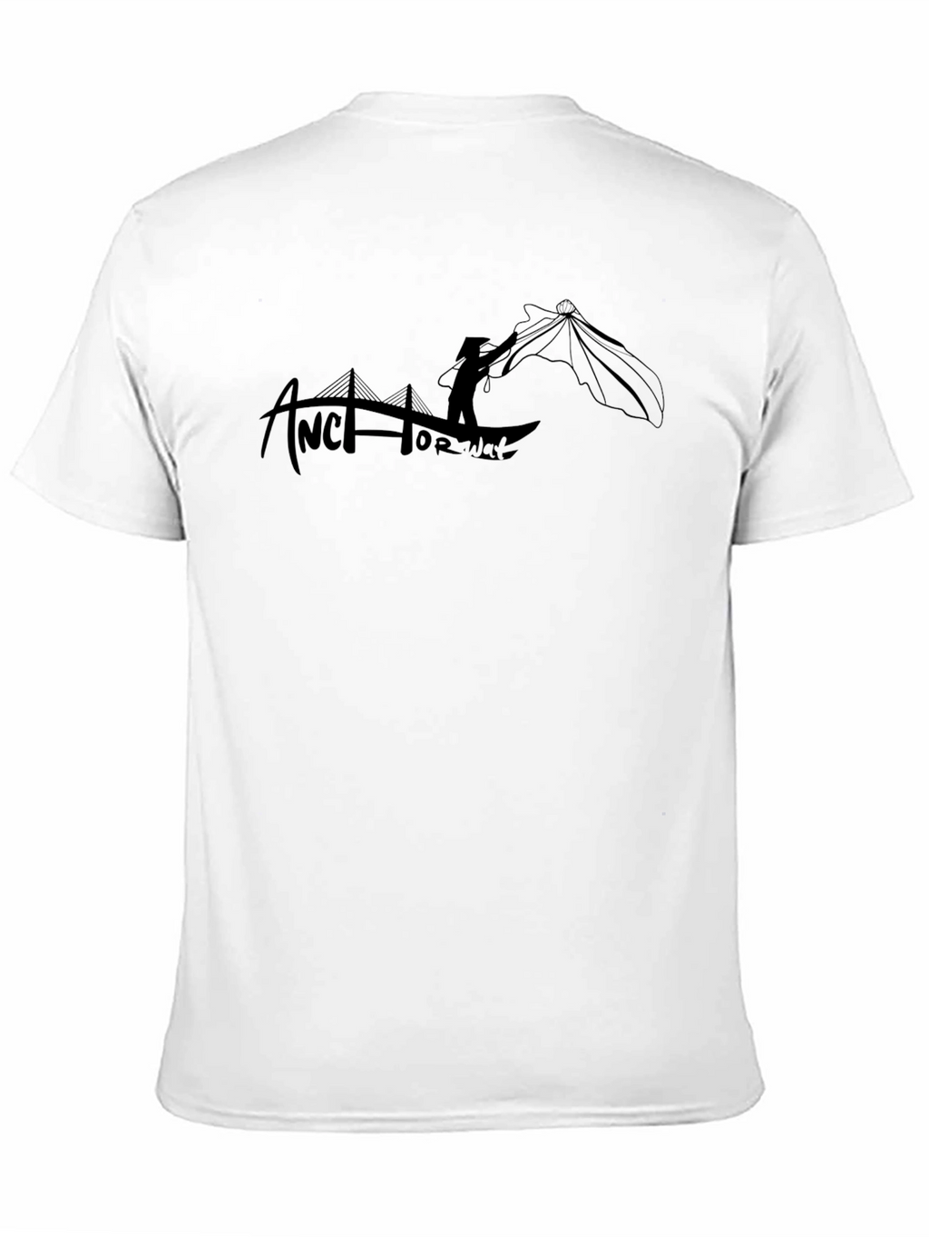 Anchor Up T-Shirt - Black Graphic Tee