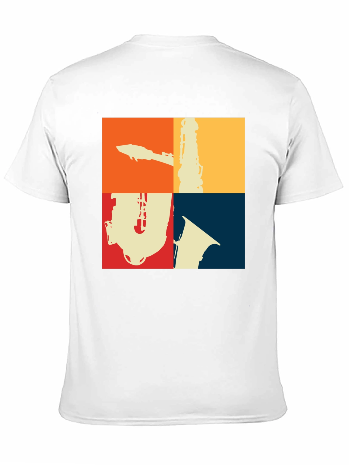 Retro Saxophone Instrument Graphic T-Shirt
