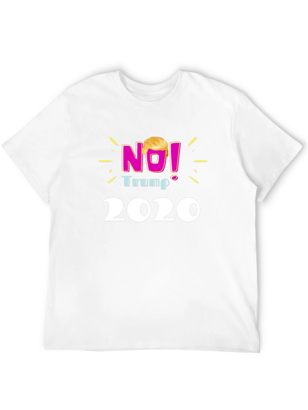 No! Trump 2020 Black T-Shirt
