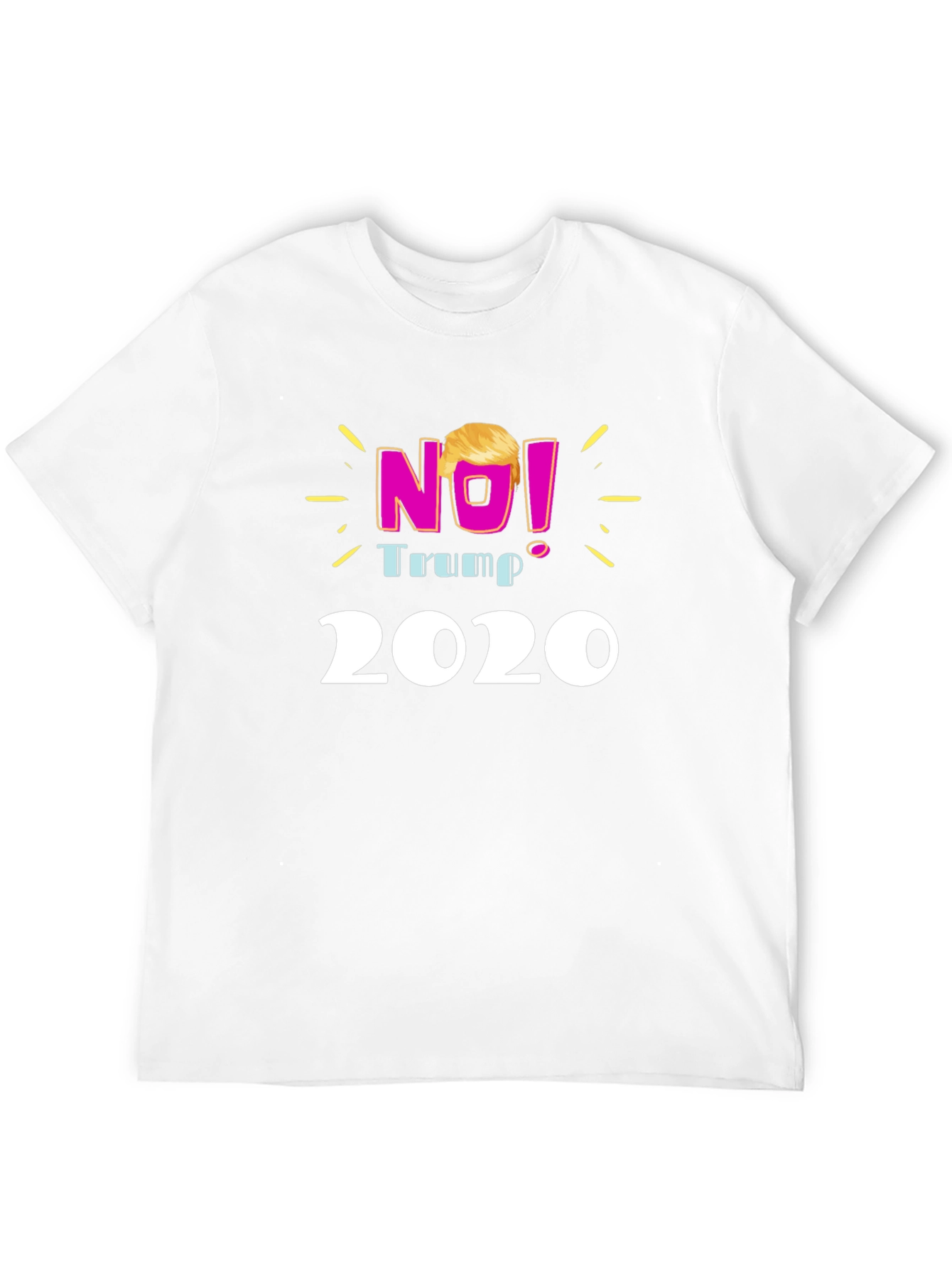 No! Trump 2020 Black T-Shirt