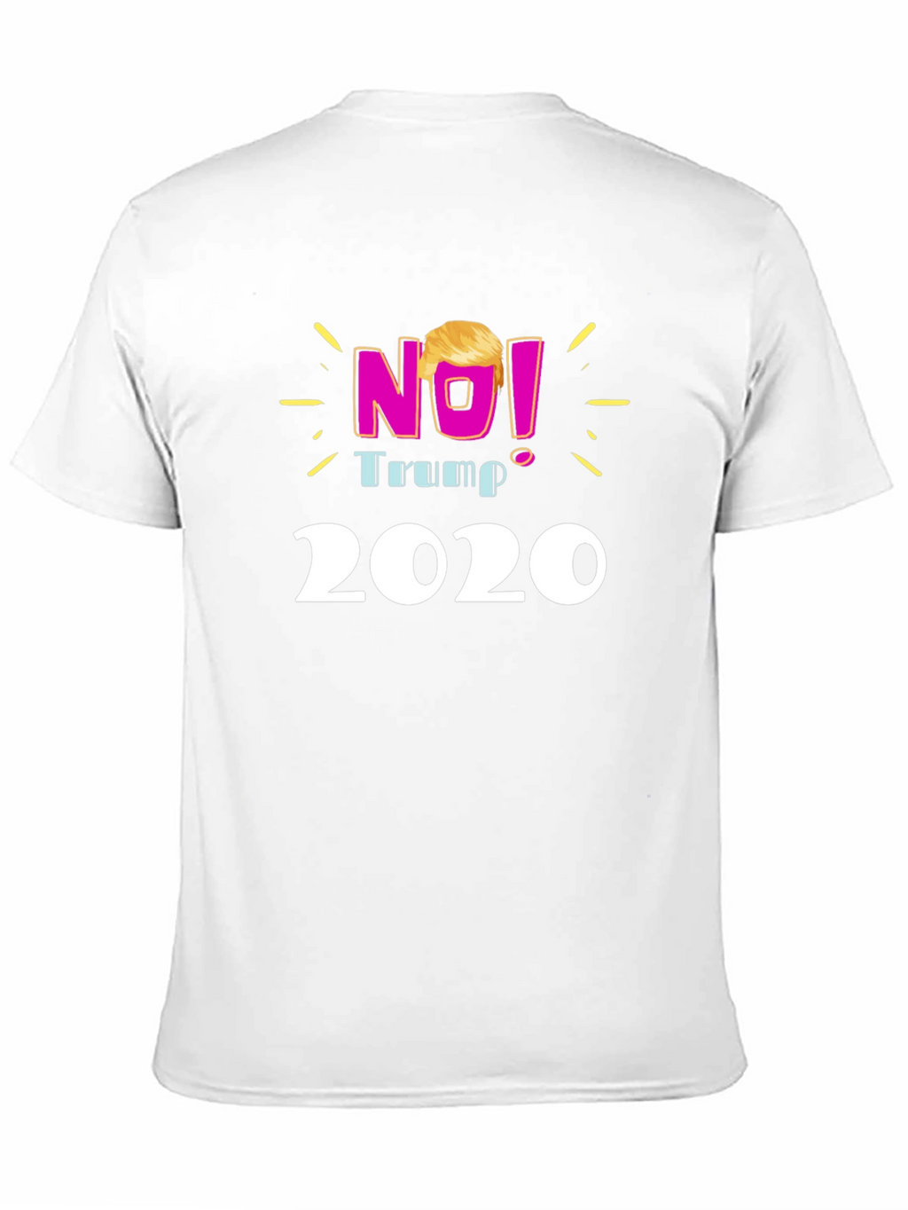 No! Trump 2020 Black T-Shirt