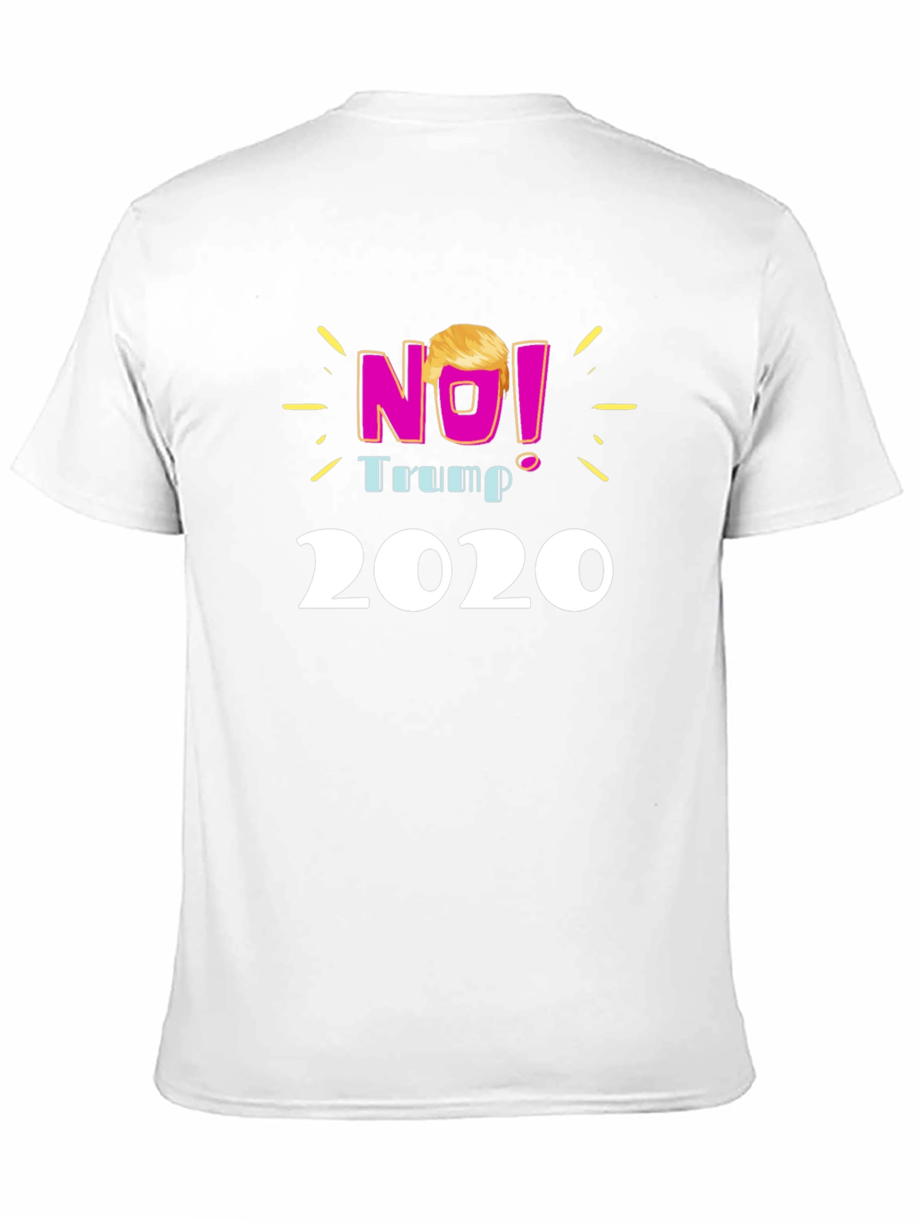 No! Trump 2020 Black T-Shirt