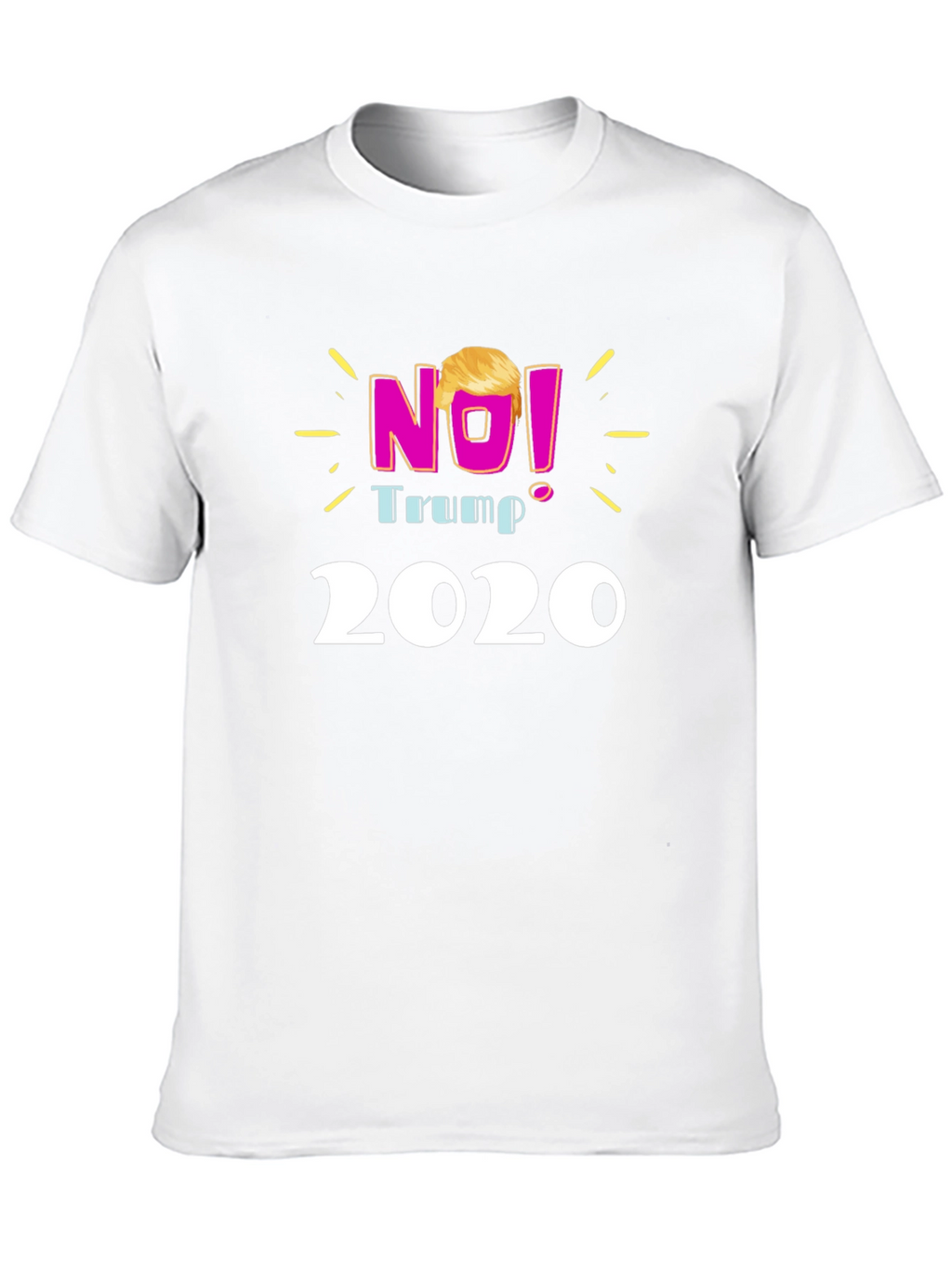 No! Trump 2020 Black T-Shirt