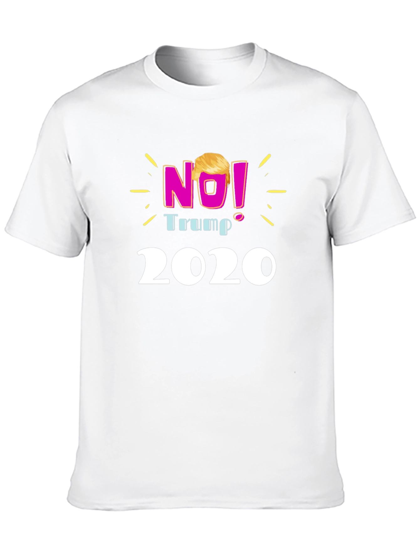 No! Trump 2020 Black T-Shirt