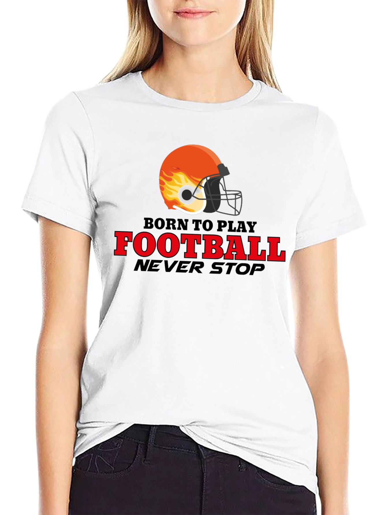 Born to Play Football Graphic Tee