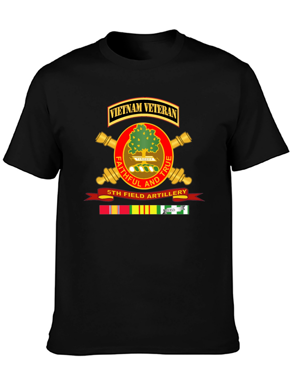 Vietnam Veteran 5th Field Artillery T-Shirt