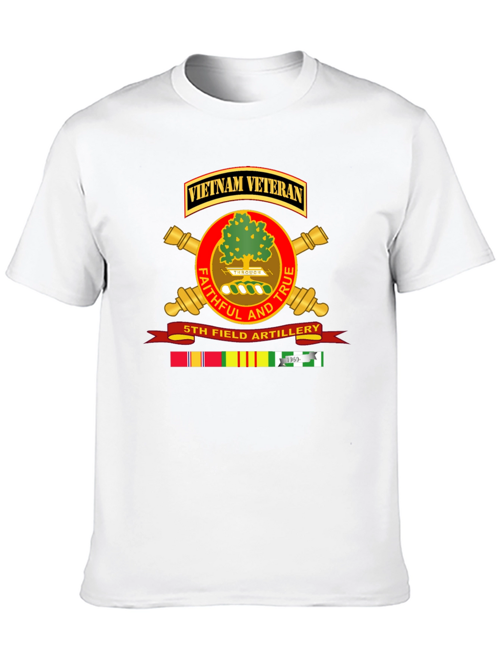 Vietnam Veteran 5th Field Artillery T-Shirt