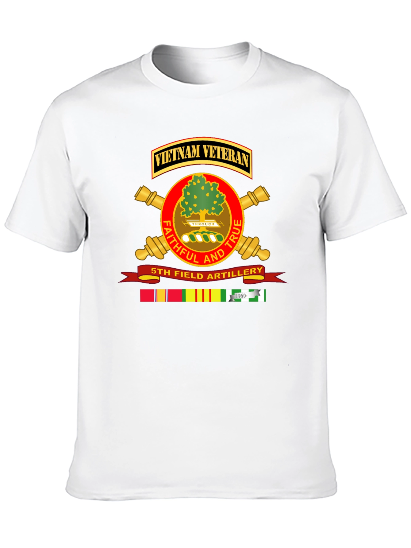 Vietnam Veteran 5th Field Artillery T-Shirt
