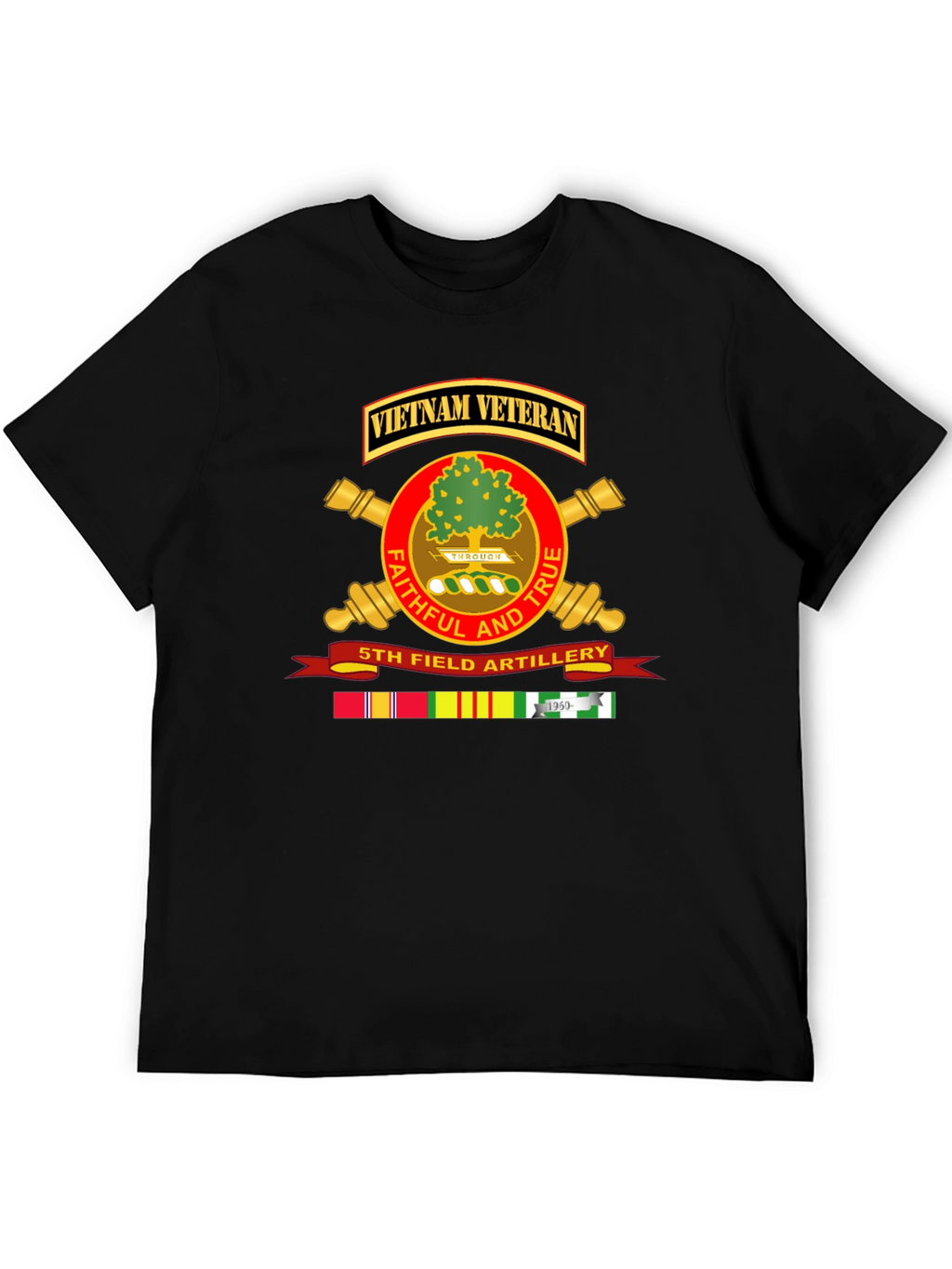 Vietnam Veteran 5th Field Artillery T-Shirt