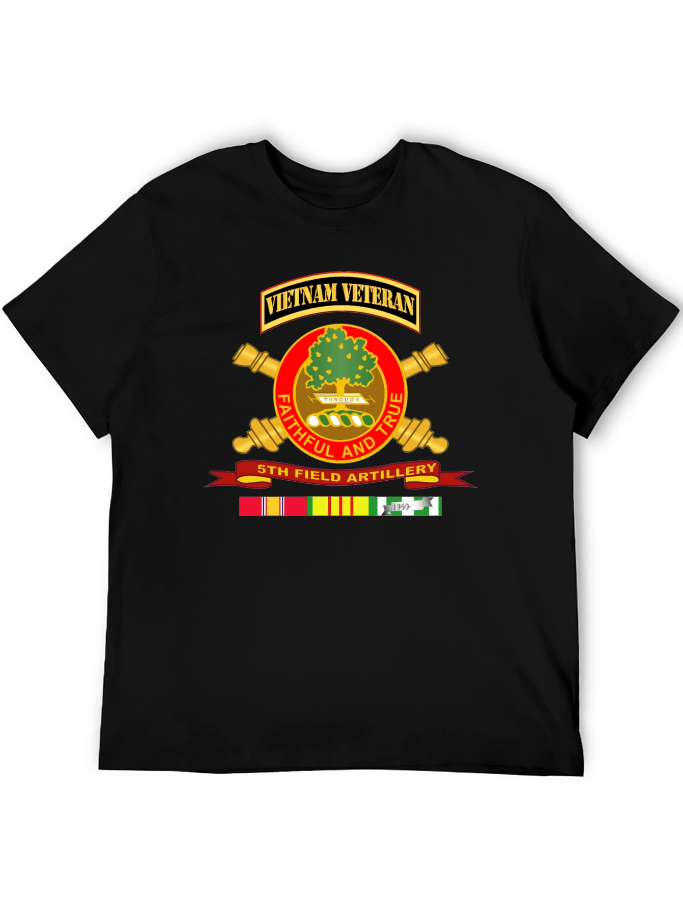 Vietnam Veteran 5th Field Artillery T-Shirt
