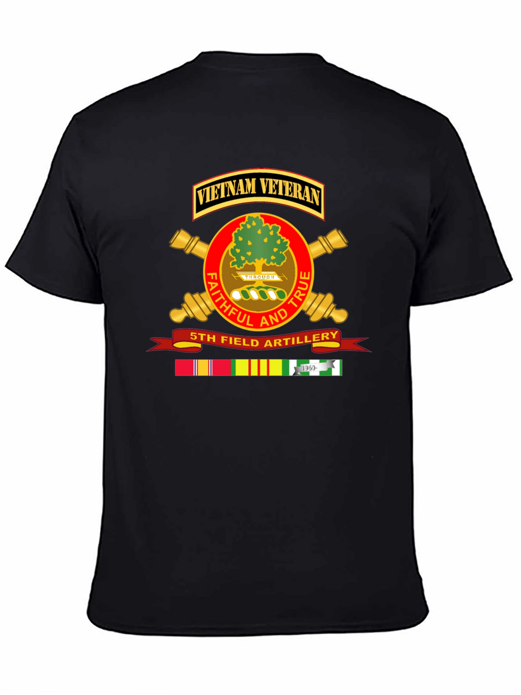 Vietnam Veteran 5th Field Artillery T-Shirt