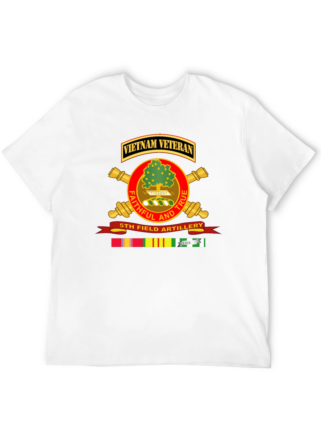 Vietnam Veteran 5th Field Artillery T-Shirt