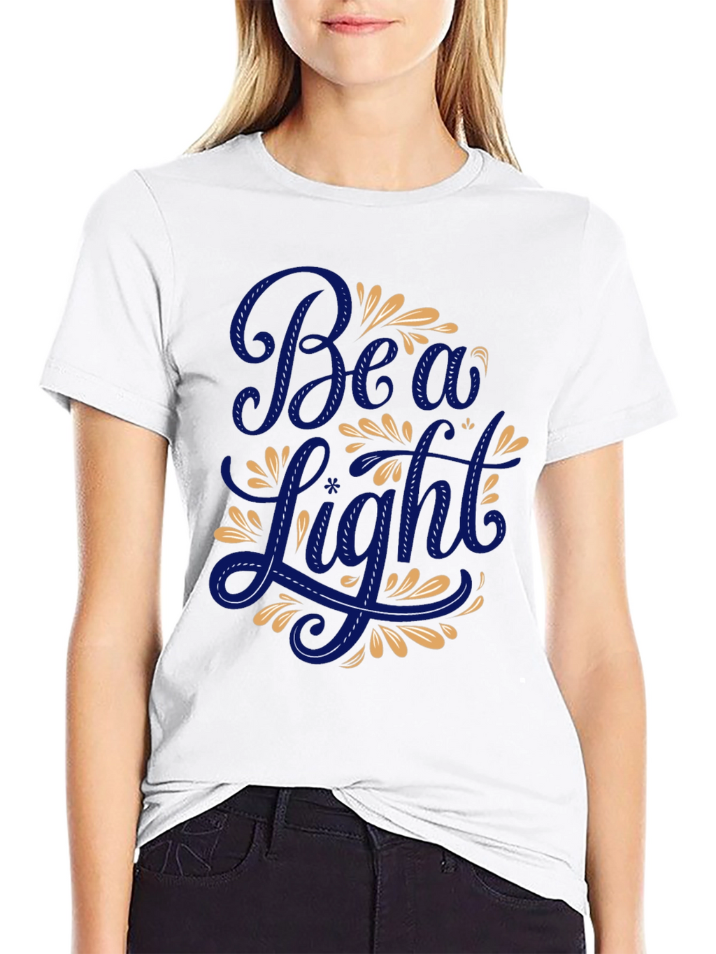 Beau Light Graphic T-Shirt - Premium Black Cotton Tee