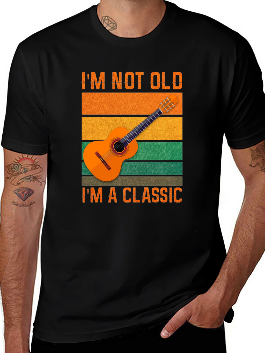 Im Not Old Im A Classic Guitar T-Shirt
