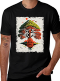 Guitar Tree Graphic Tee - Music Lovers T-Shirt