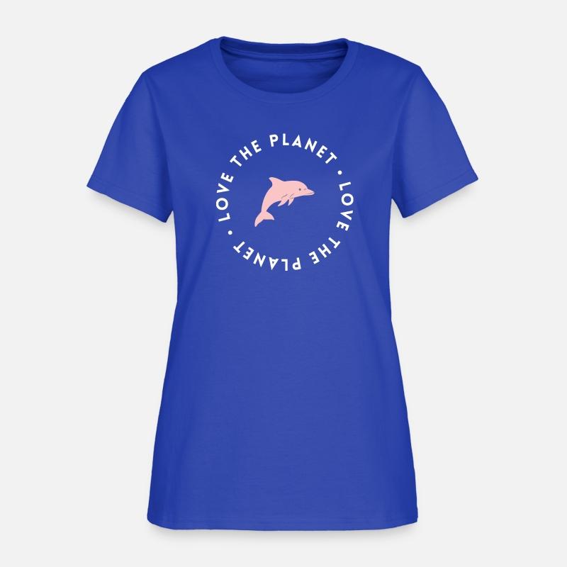 love the planet dolphin design
