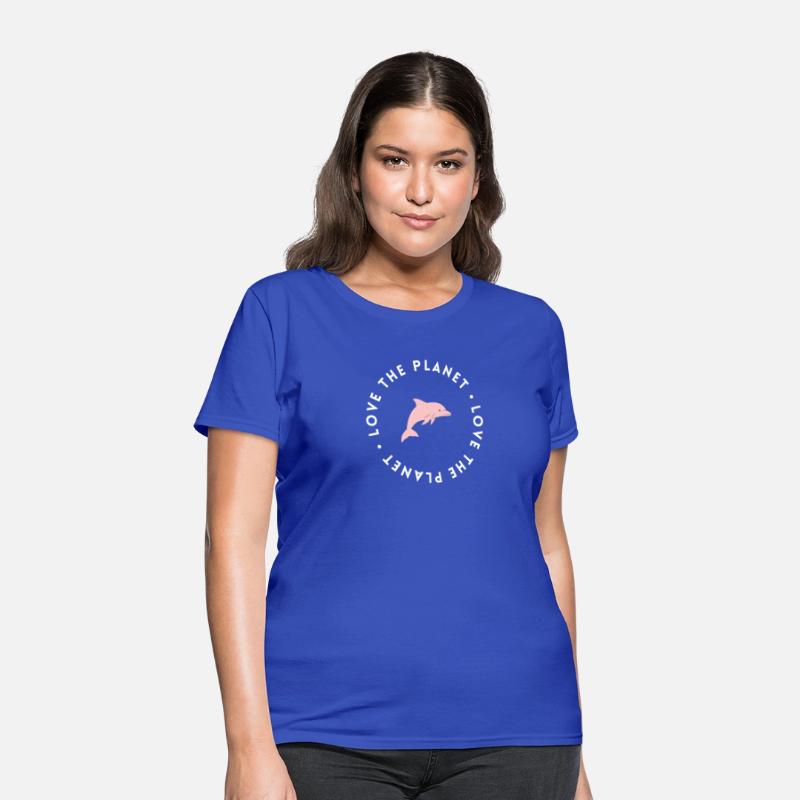 love the planet dolphin design