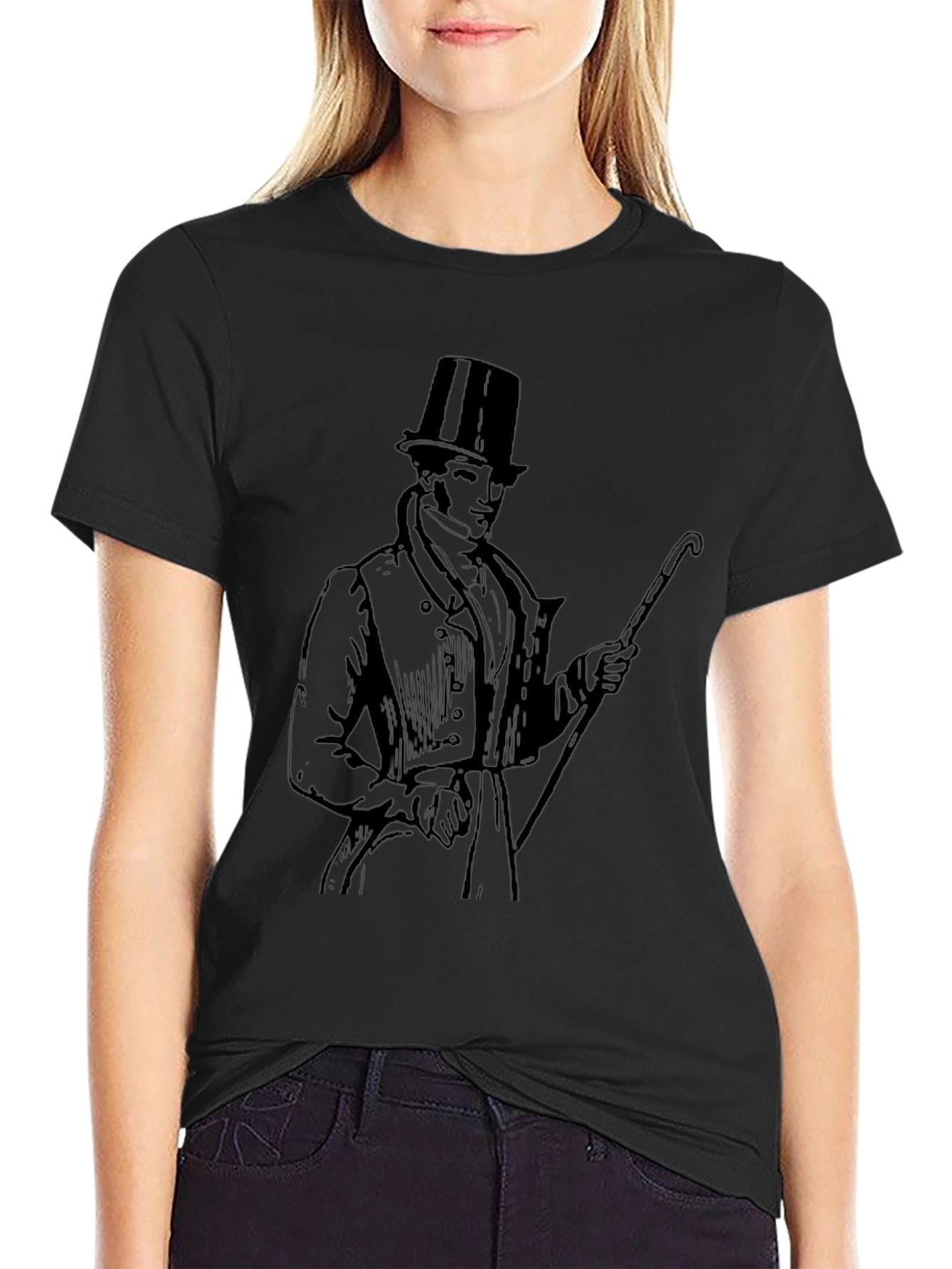 Gentleman Graphic Tee - Classic Style
