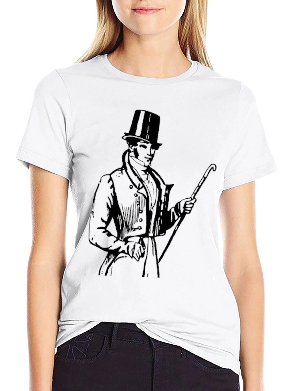 Gentleman Graphic Tee - Classic Style