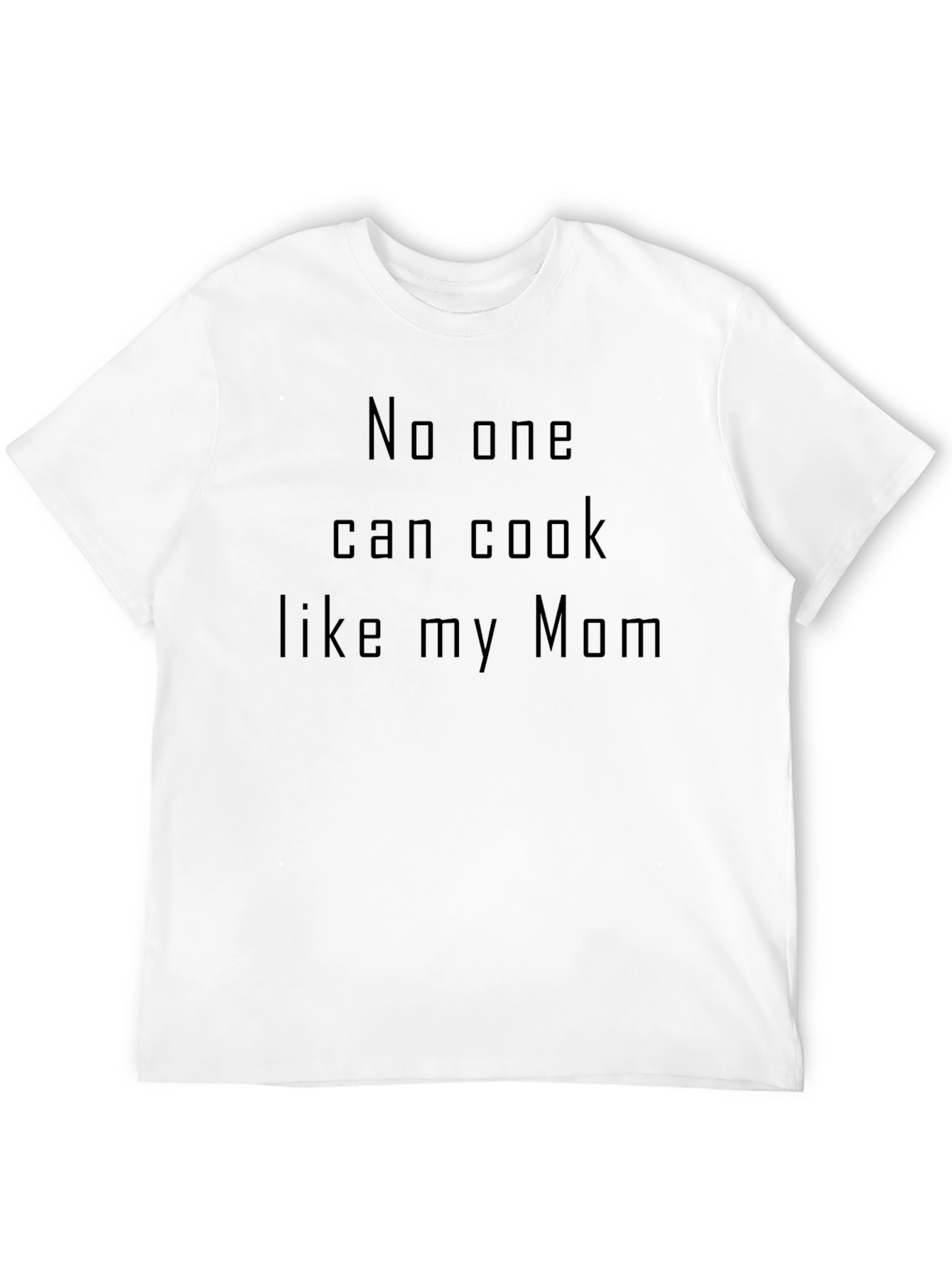 No One Can Cook Like My Mom Black T-Shirt