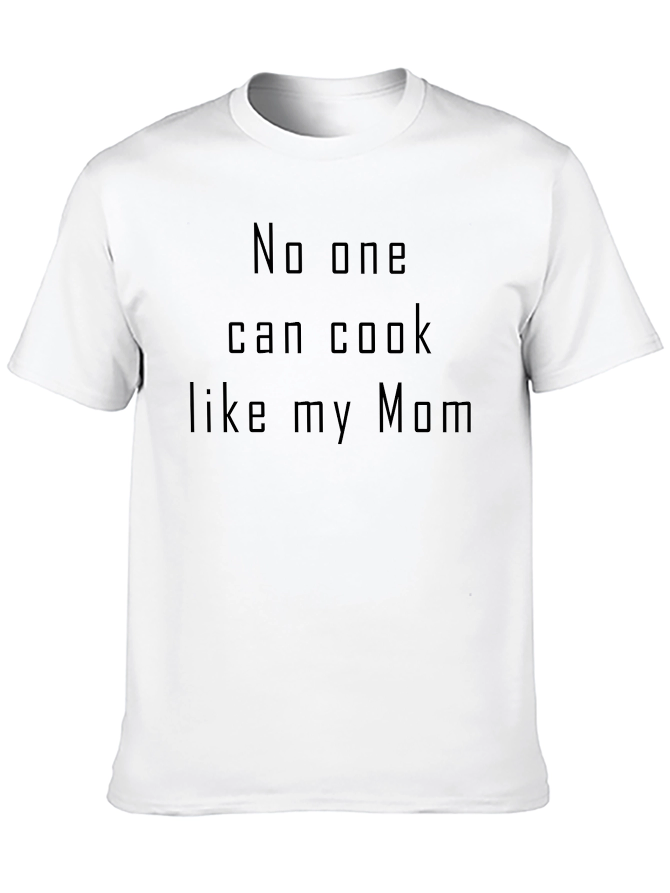 No One Can Cook Like My Mom Black T-Shirt
