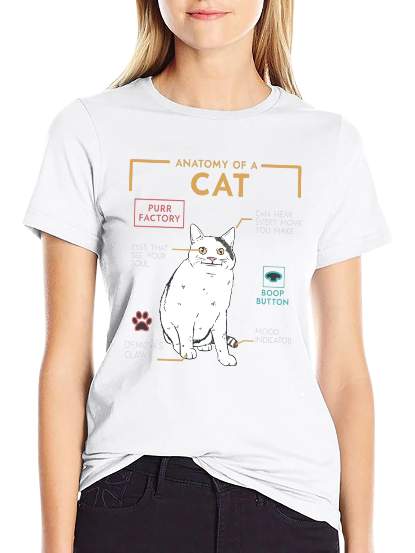 Anatomy of a Cat T-Shirt