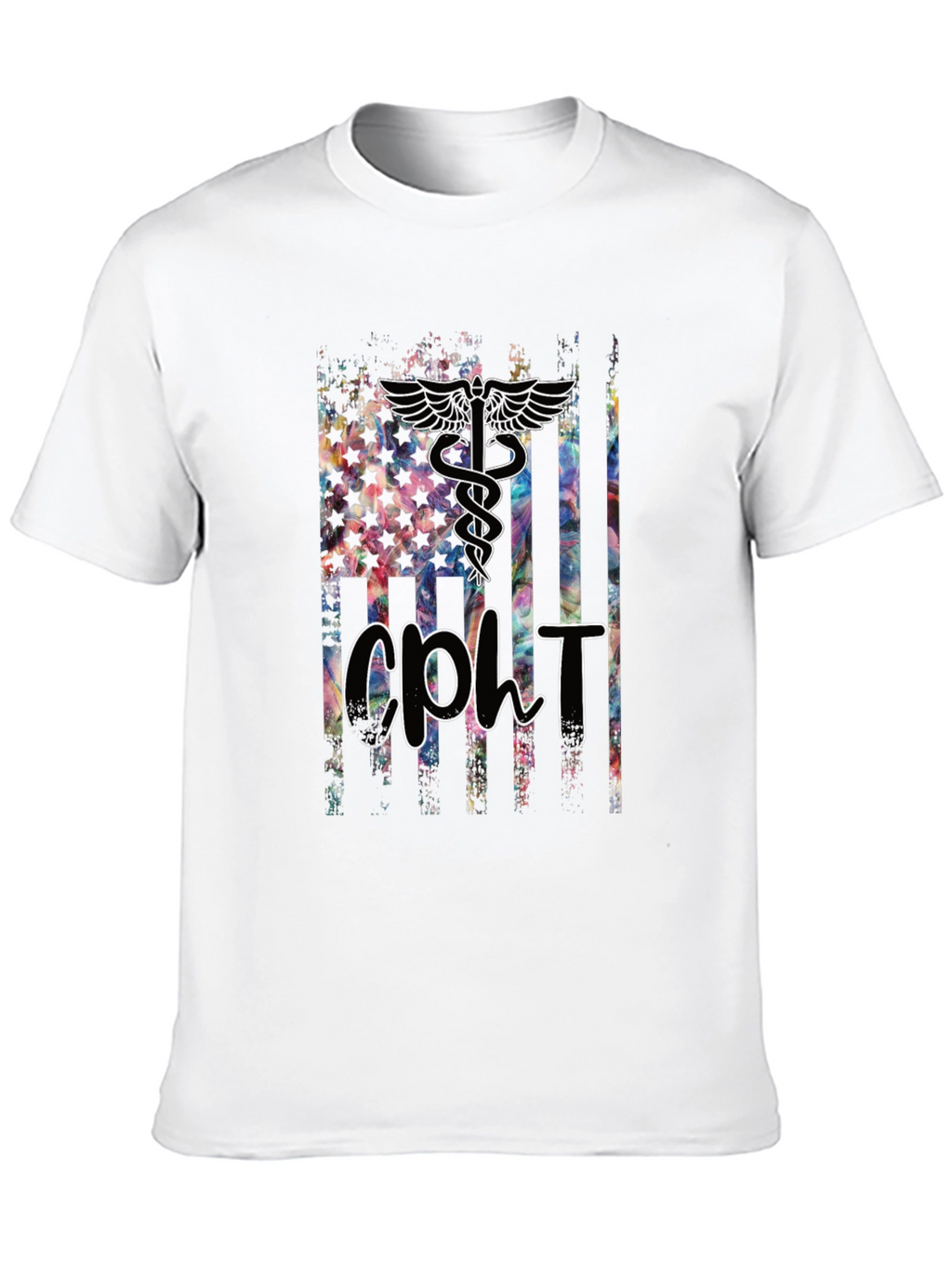 CPHT American Flag Graphic Tee - Black