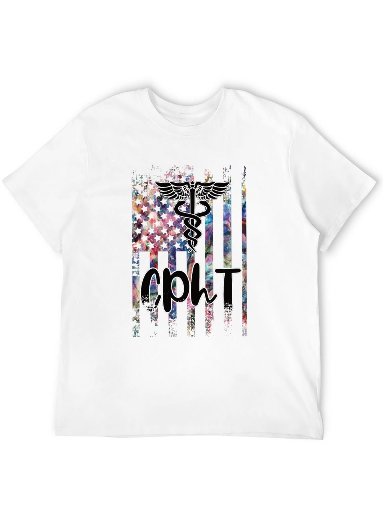 CPHT American Flag Graphic Tee - Black