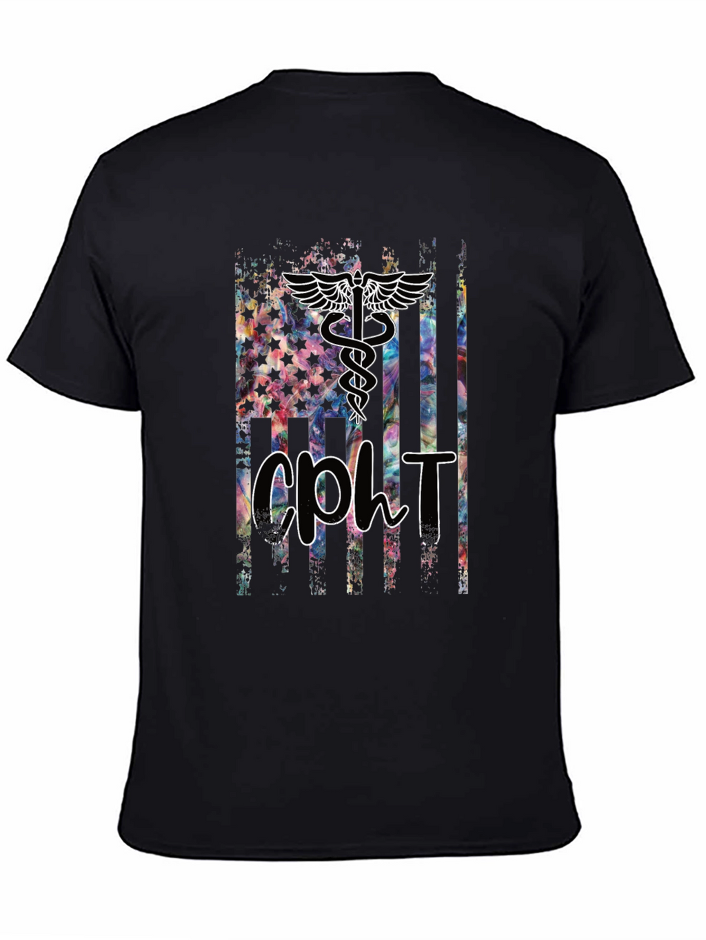 CPHT American Flag Graphic Tee - Black