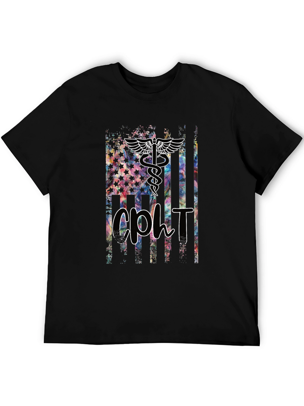 CPHT American Flag Graphic Tee - Black