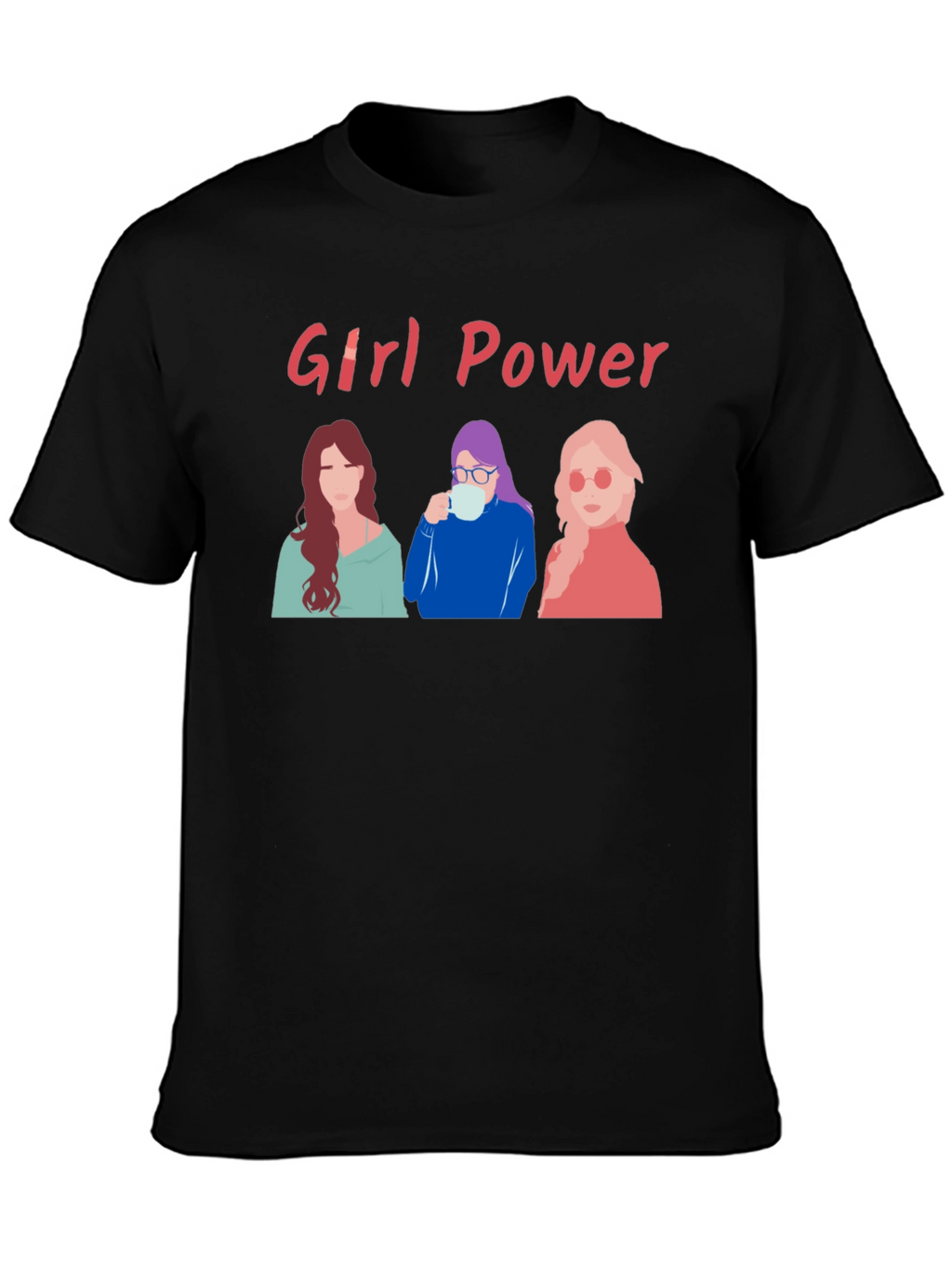 Girl Power Graphic Tee - Empowering Womens T-Shirt