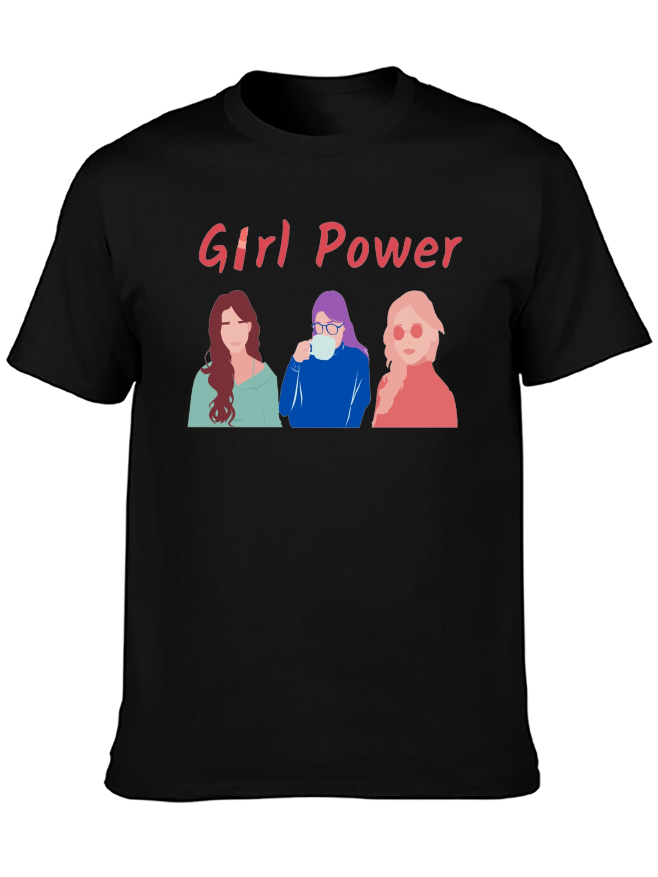 Girl Power Graphic Tee - Empowering Womens T-Shirt