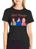 Girl Power Graphic Tee - Empowering Womens T-Shirt