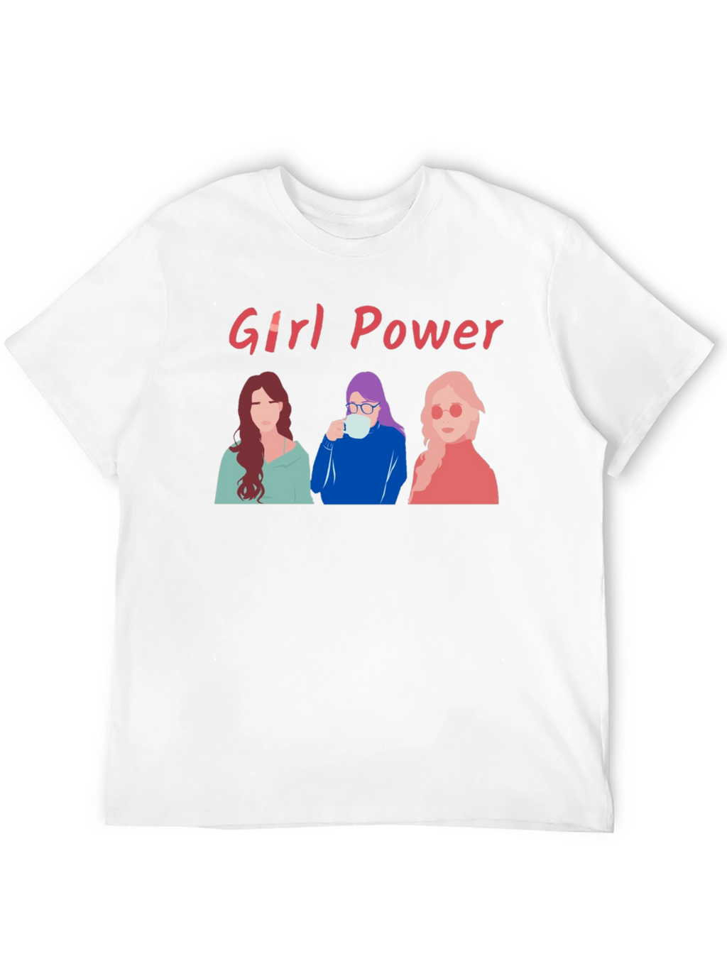 Girl Power Graphic Tee - Empowering Womens T-Shirt