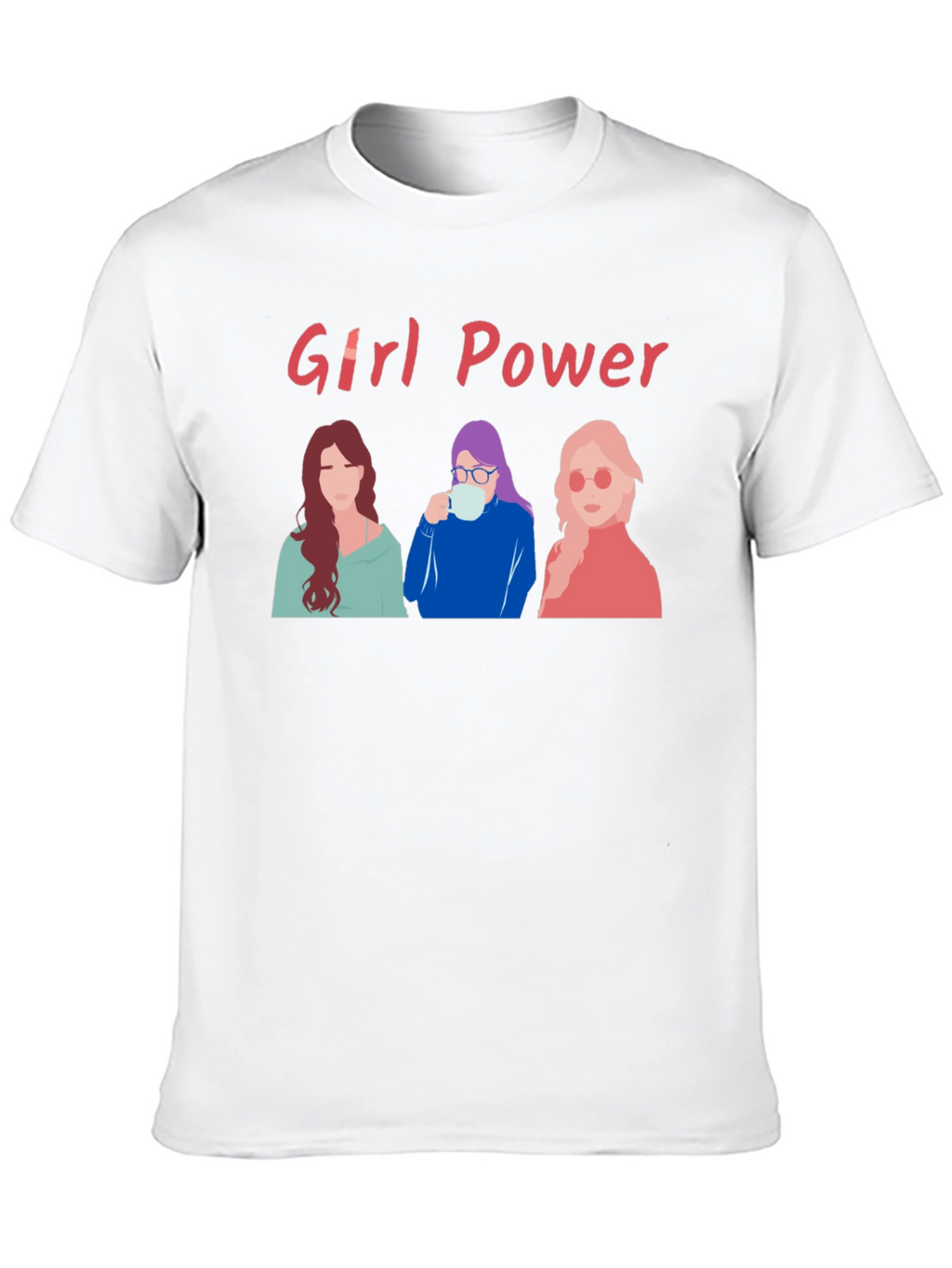 Girl Power Graphic Tee - Empowering Womens T-Shirt