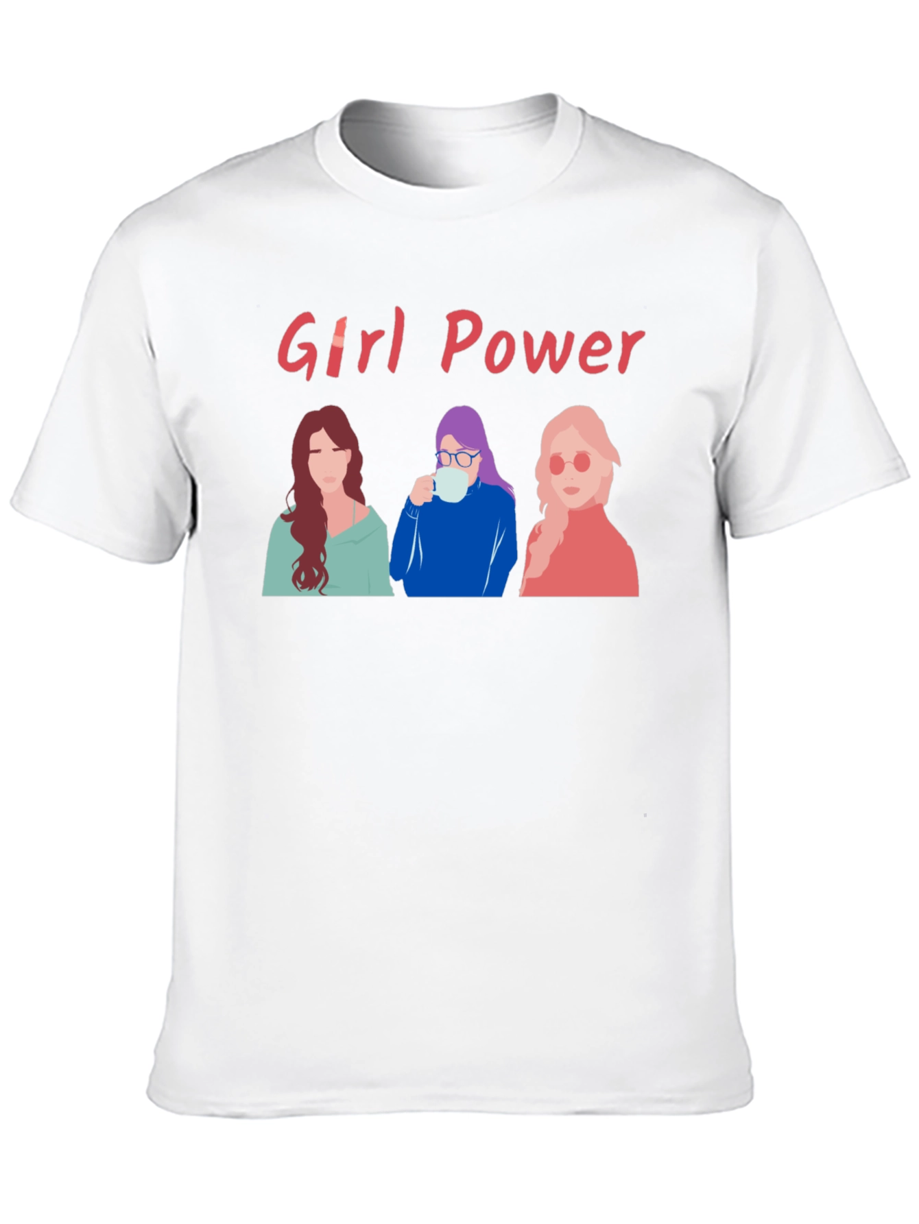Girl Power Graphic Tee - Empowering Womens T-Shirt