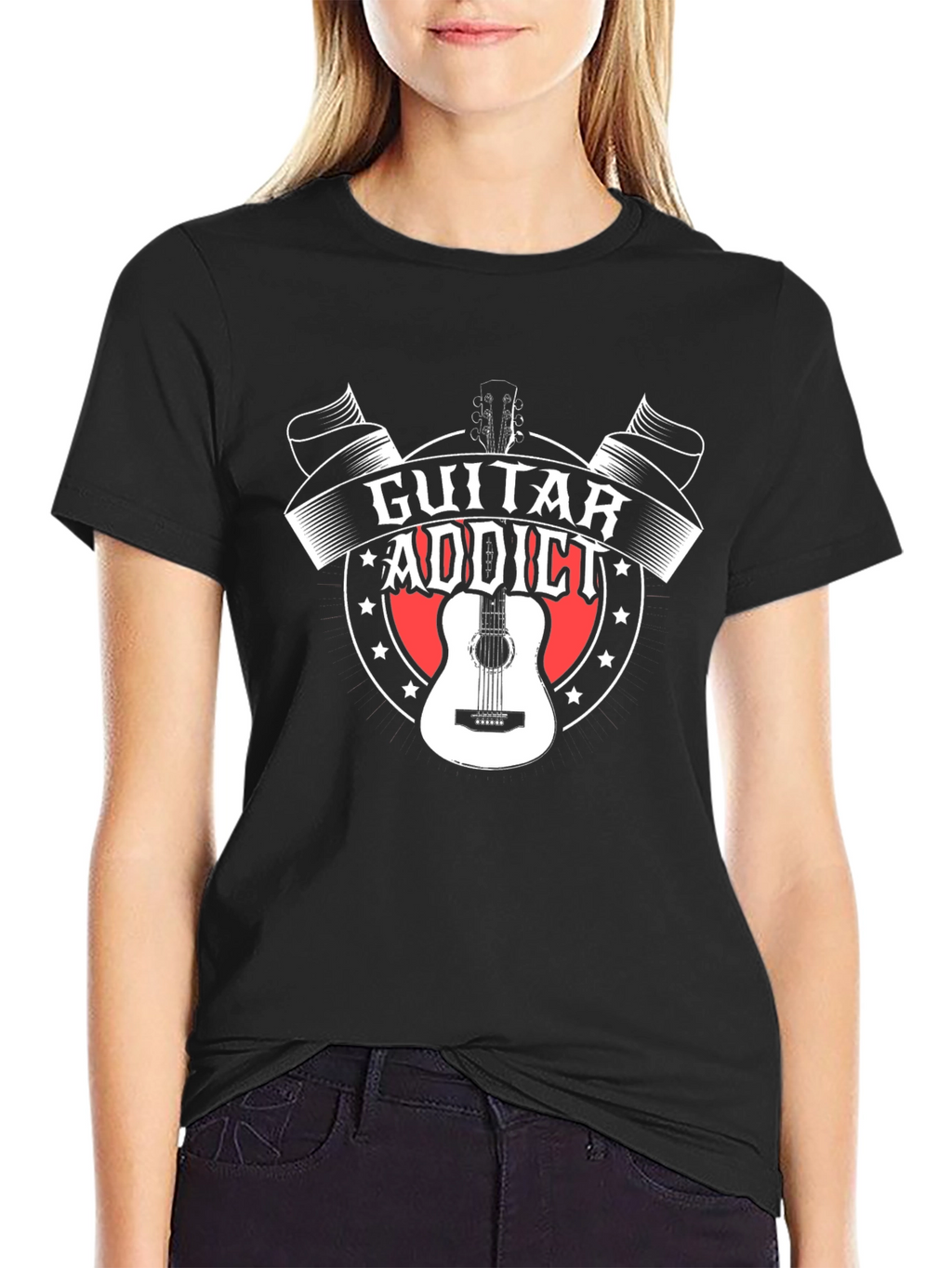 Guitar Addict Graphic T-Shirt