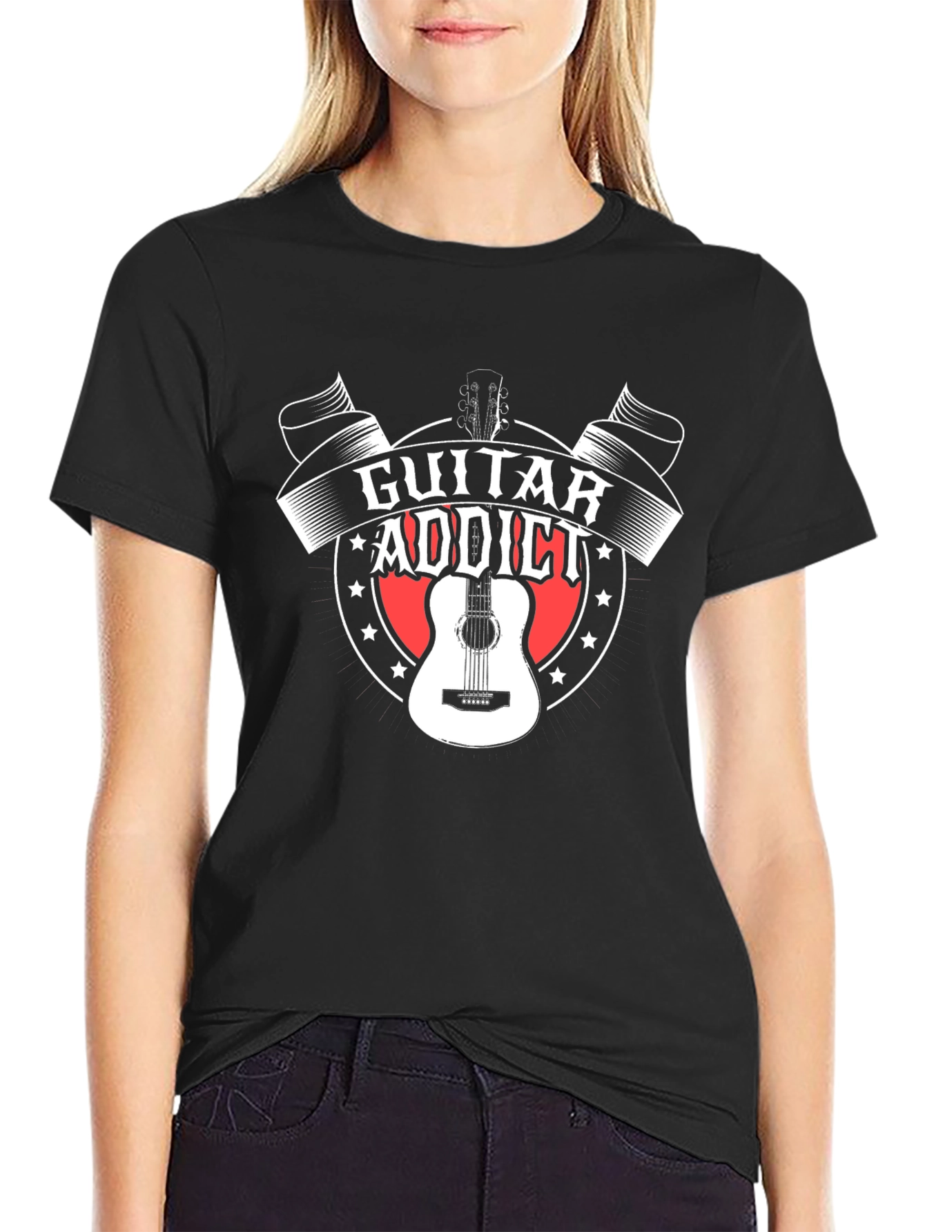 Guitar Addict Graphic T-Shirt