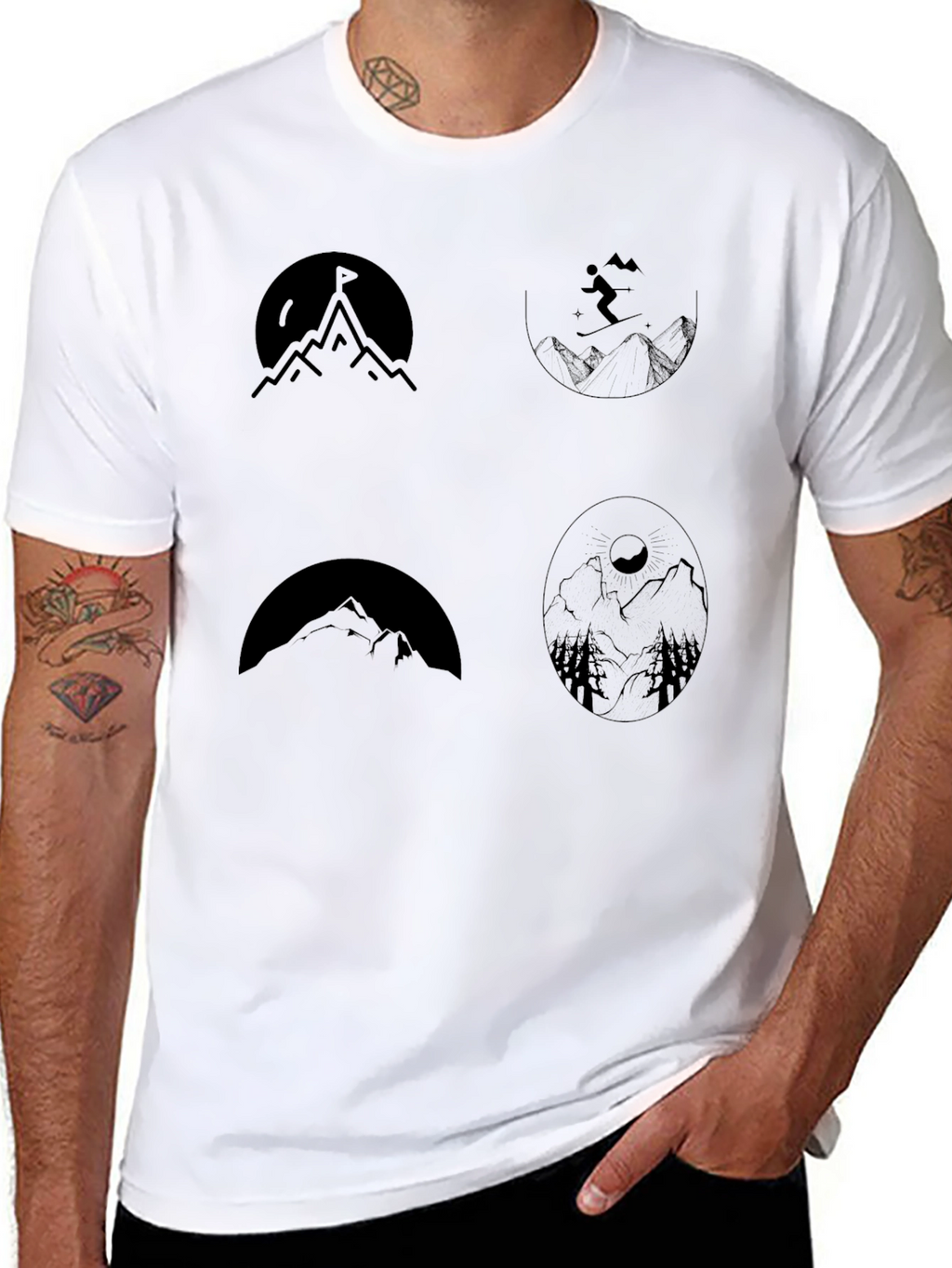Mountain Graphic Tee - Adventure Awaits!