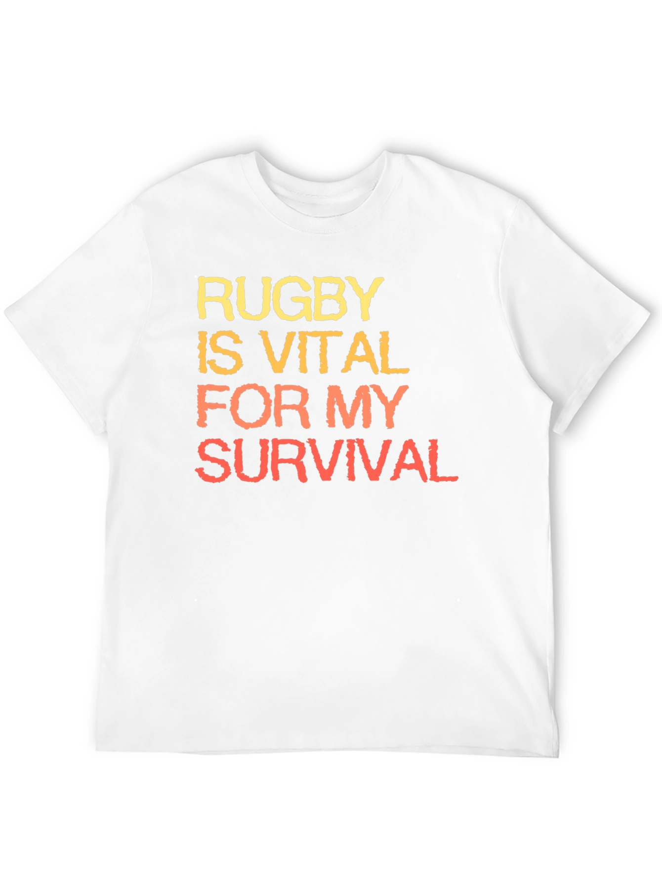 Rugby is Vital T-Shirt | Black Graphic Tee