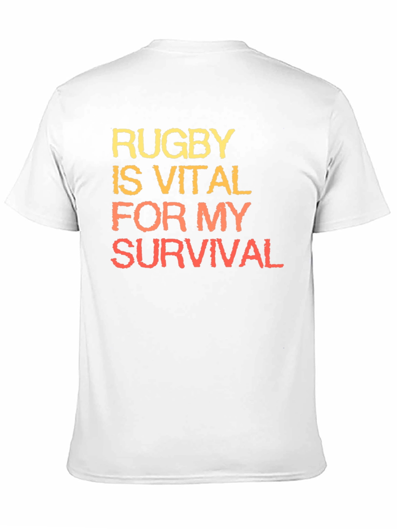Rugby is Vital T-Shirt | Black Graphic Tee