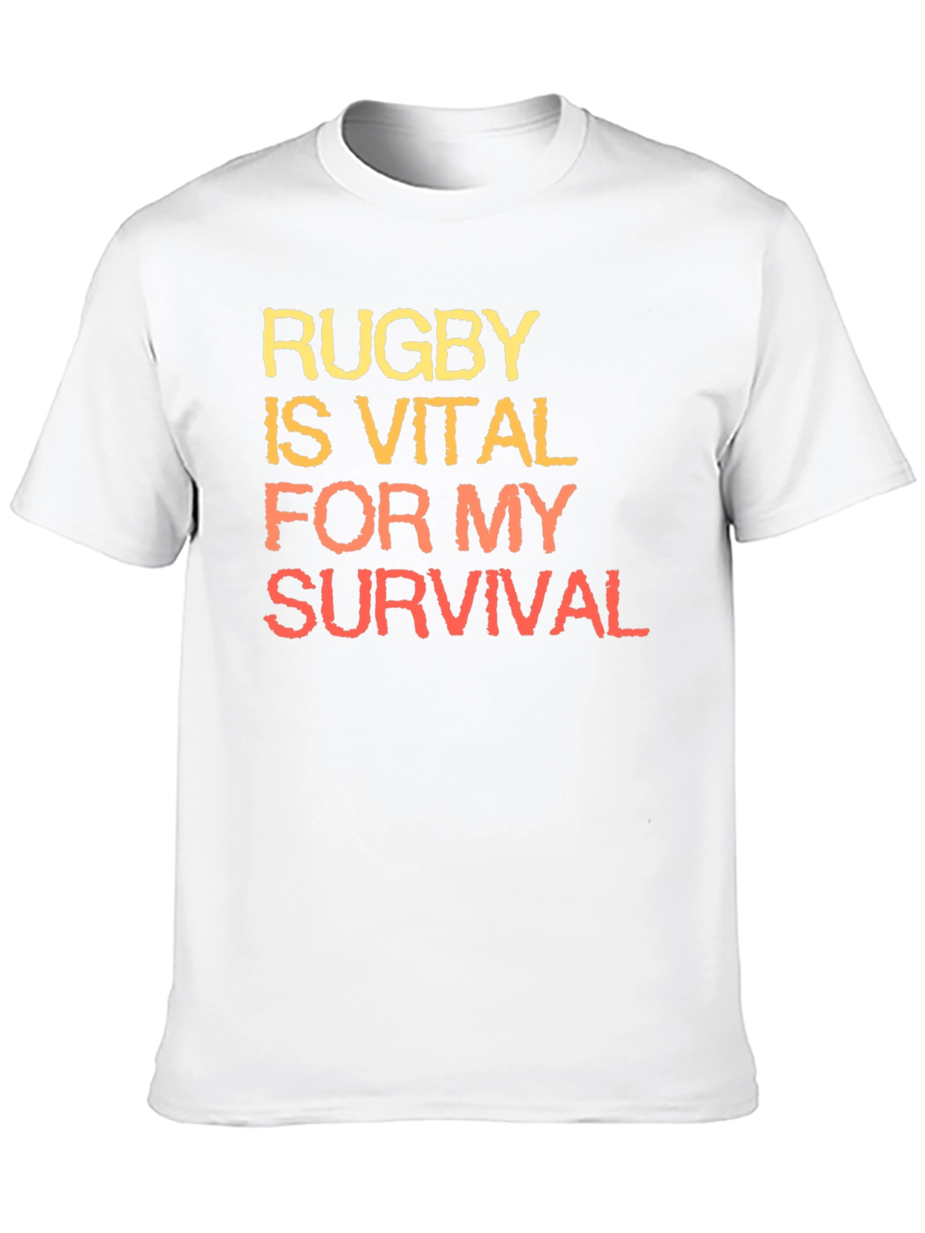 Rugby is Vital T-Shirt | Black Graphic Tee