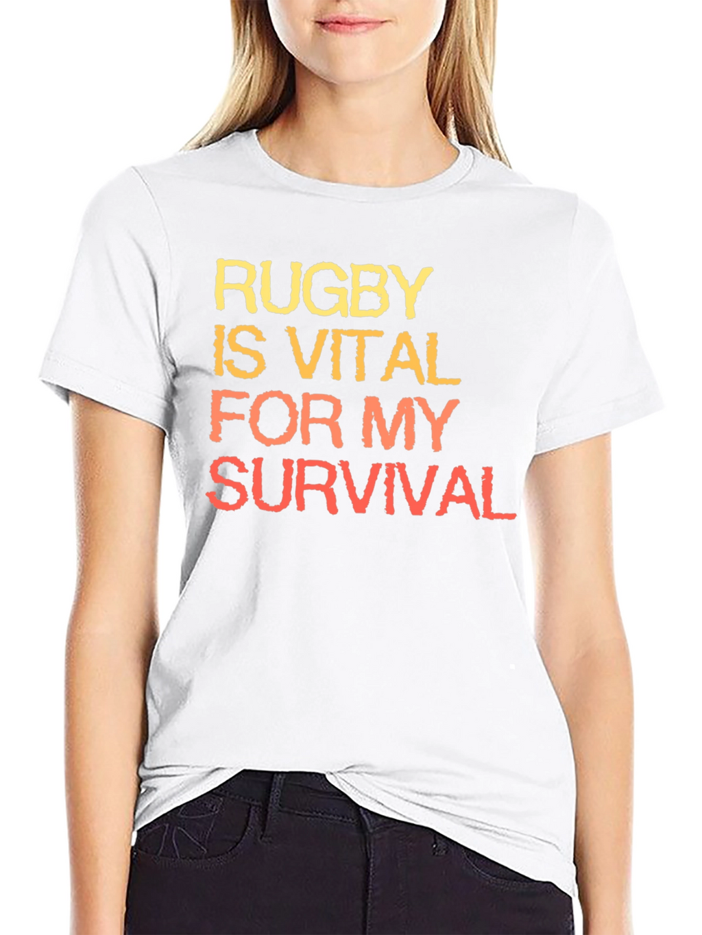 Rugby is Vital T-Shirt | Black Graphic Tee