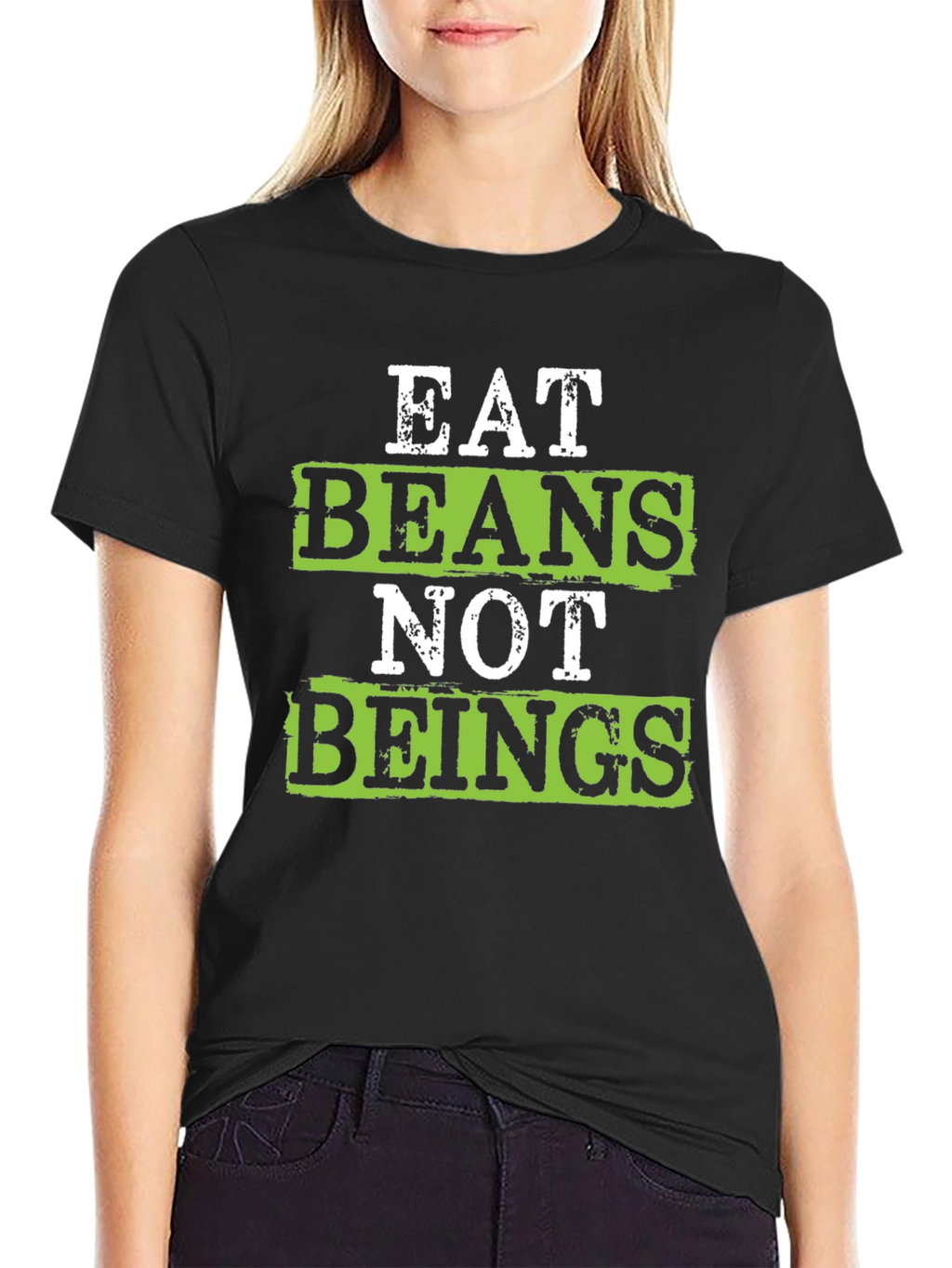 Eat Beans Not Beings Vegan T-Shirt